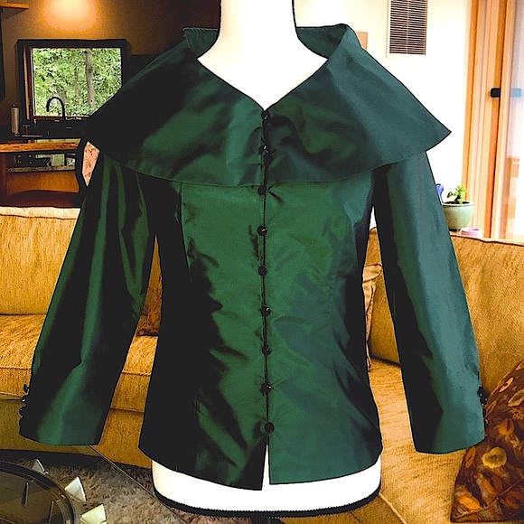 DONCASTER , 100% silk Evening Jacket ! STUNNING 😎 - Picture 5 of 14